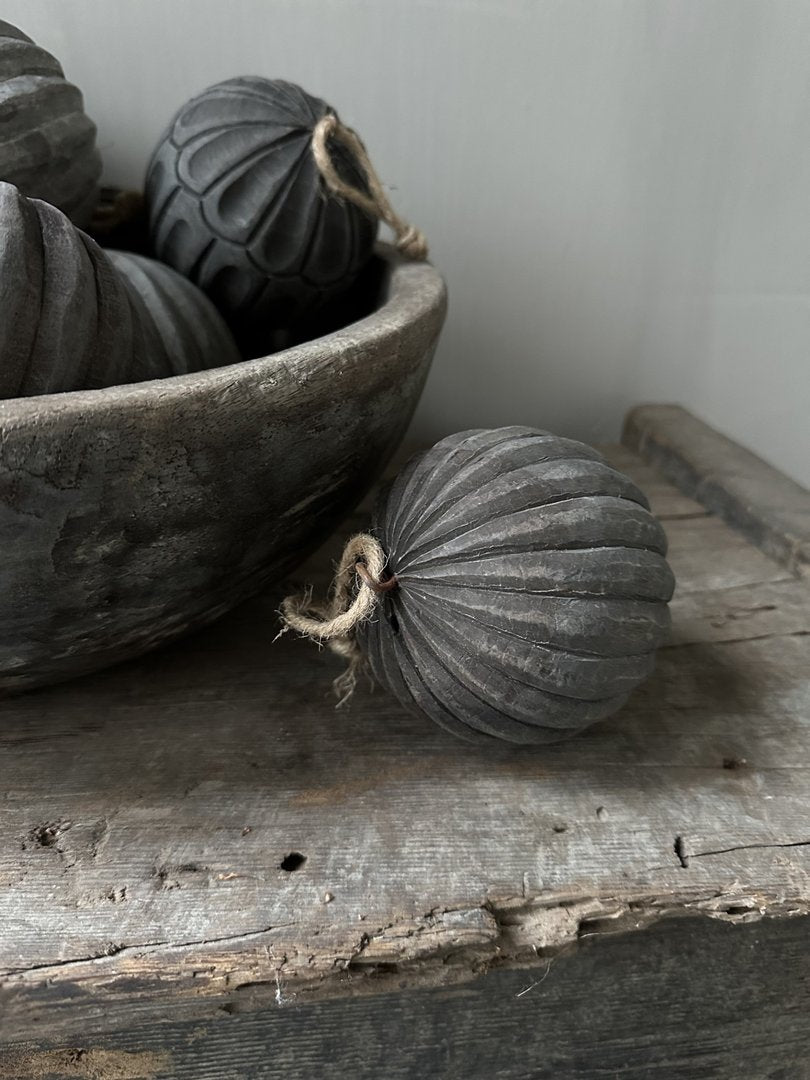 Decoratieve houten bal Indy grijs m - My Sober Home