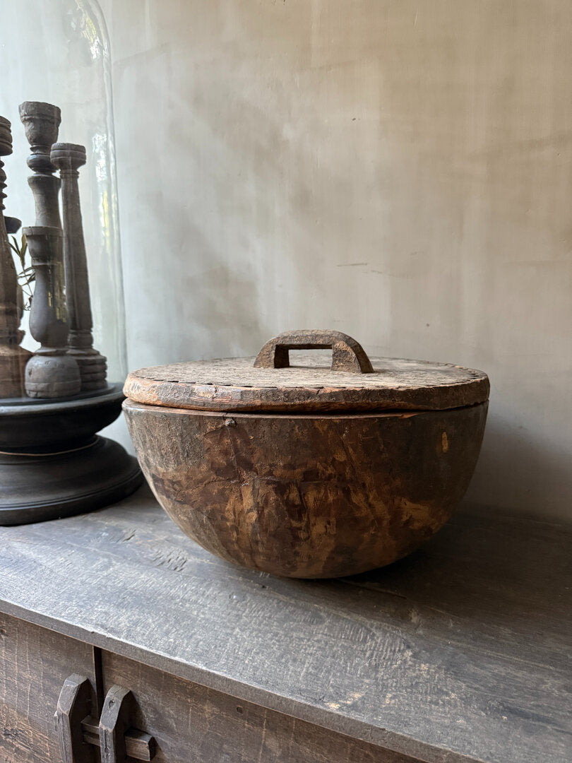 Interieur decoratie set bak met deksel