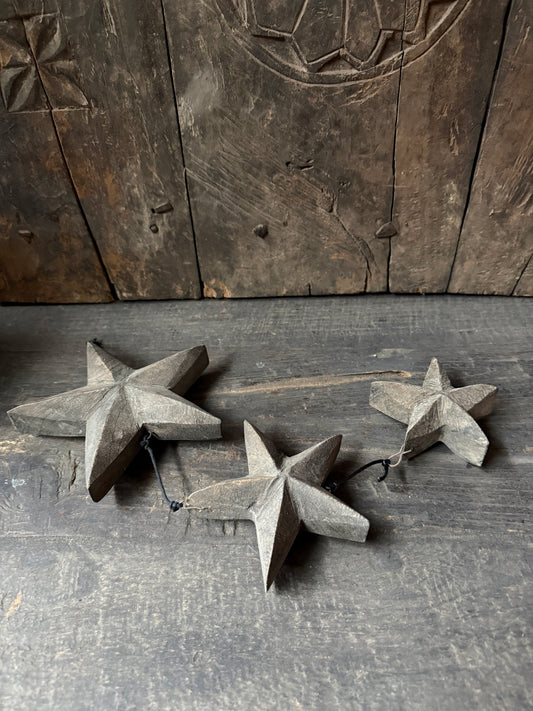Wooden star pendant