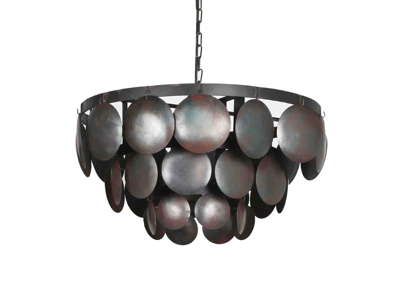 Hanglamp metalen ronde schijven Lauren L