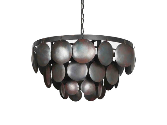 Hanglamp metalen ronde schijven Lauren L