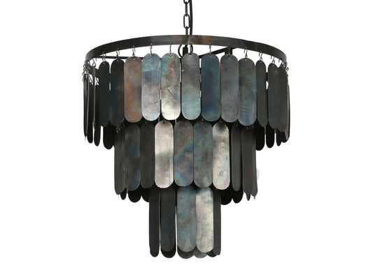 Hanglamp metalen schijven Amber M