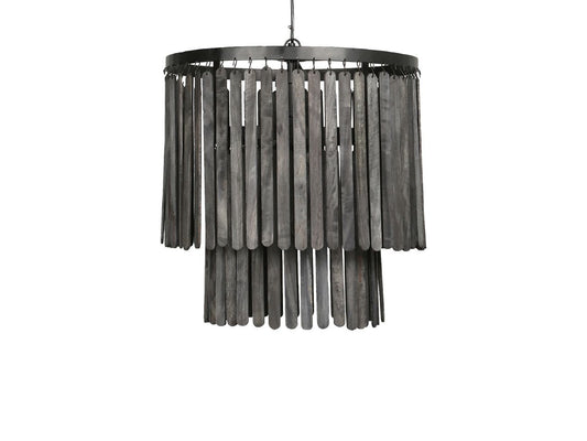 Hanglamp houten lamellen Sophie S