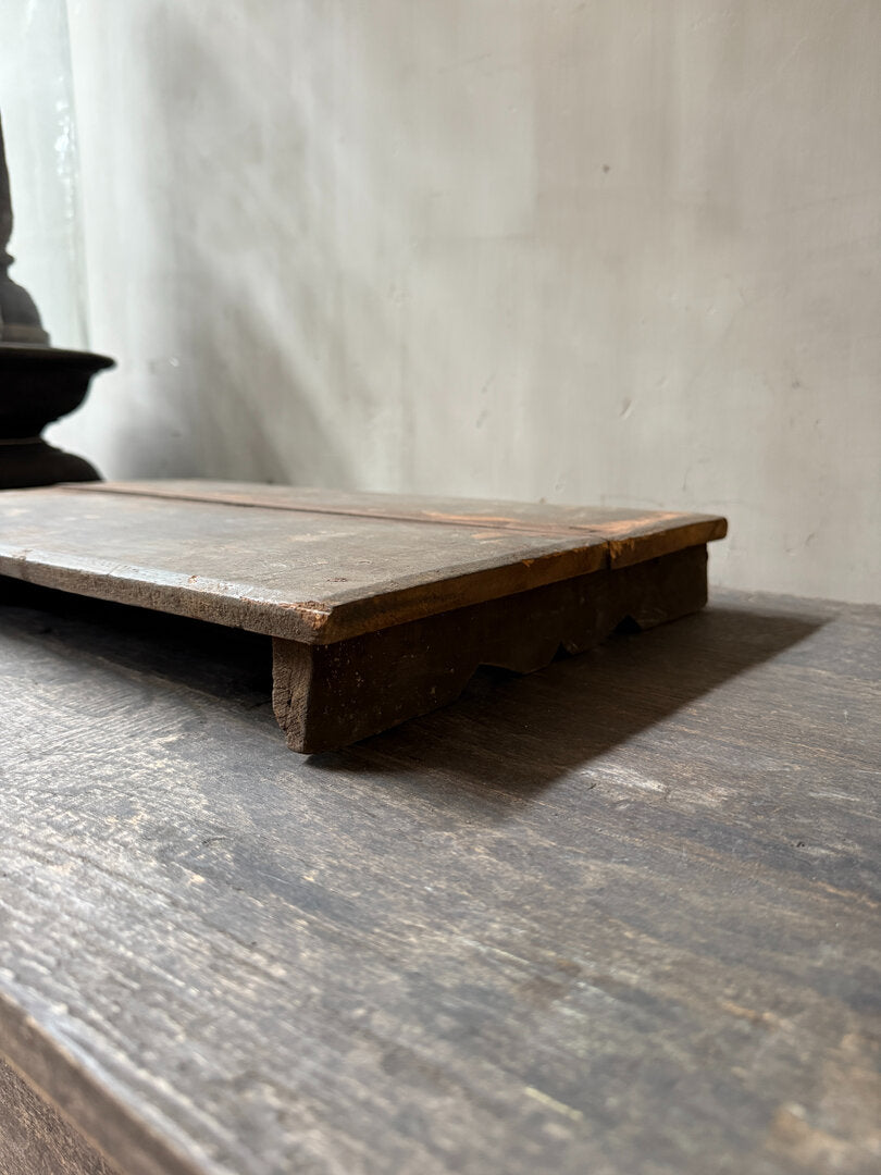 Oude houten Bajot tafel / plank - My Sober Home