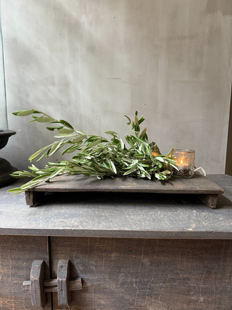 Oude houten Bajot tafel / plank - My Sober Home