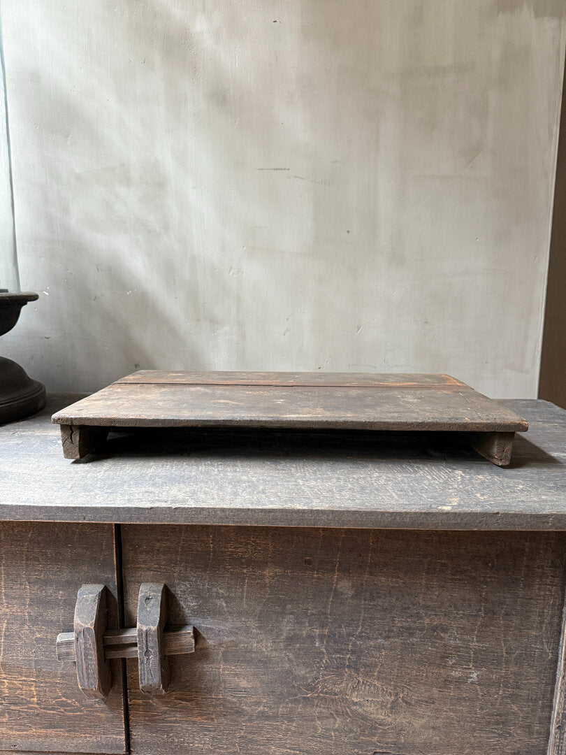 Oude houten Bajot tafel / plank - My Sober Home