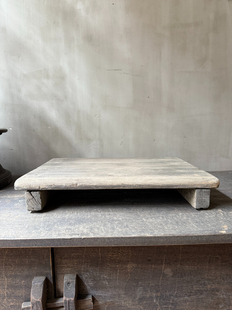 Oude houten bajot tafel / plank - My Sober Home