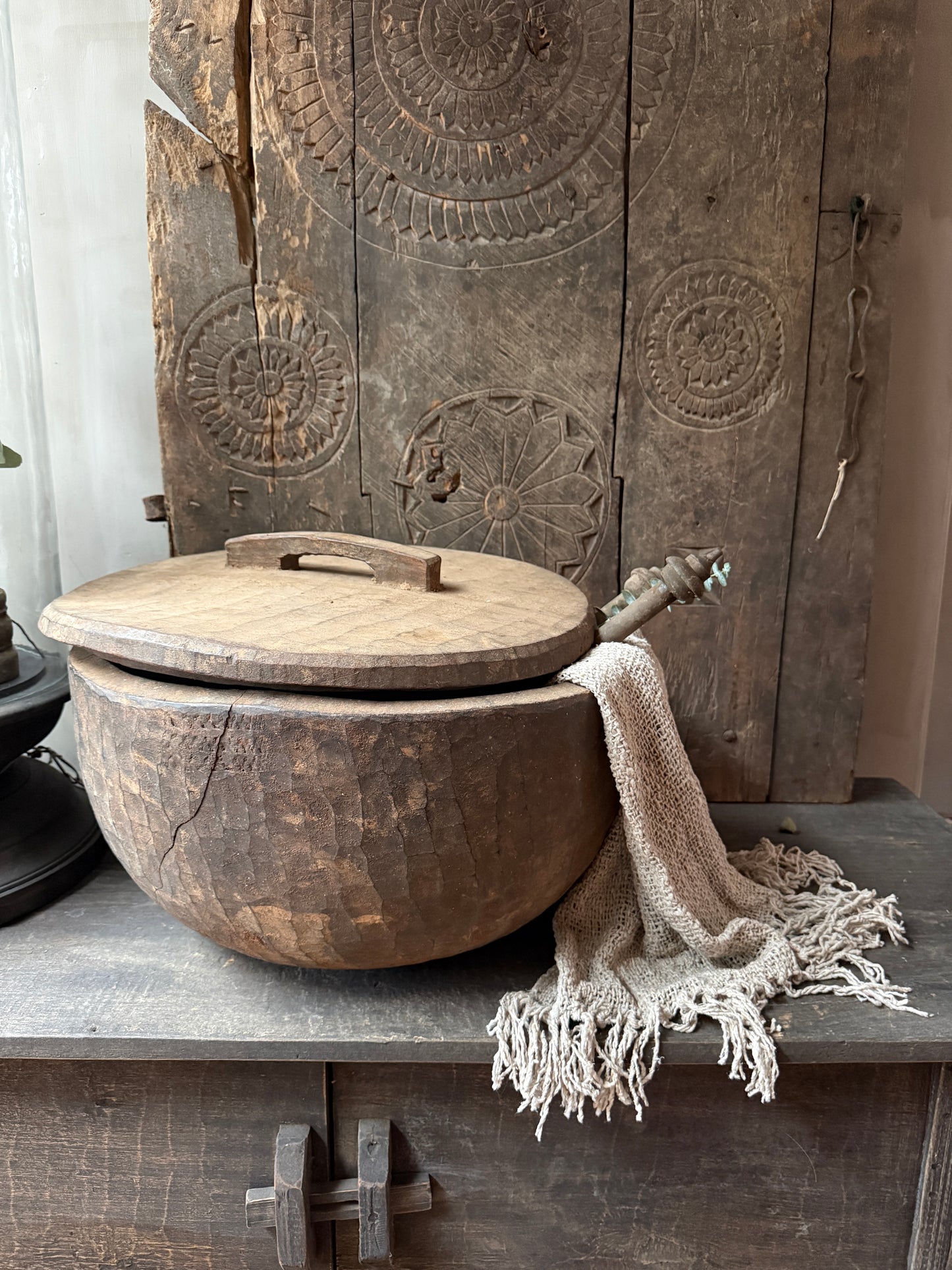 Interior decoration set box with lid