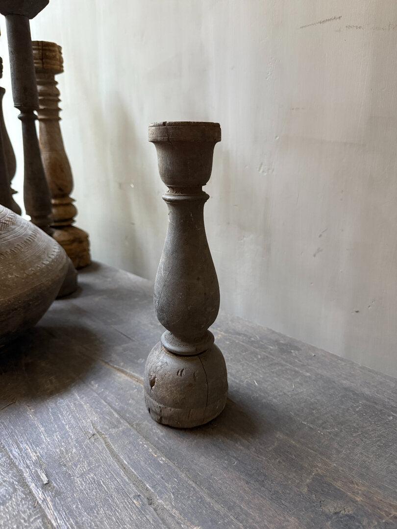 Houten kandelaar/baluster
