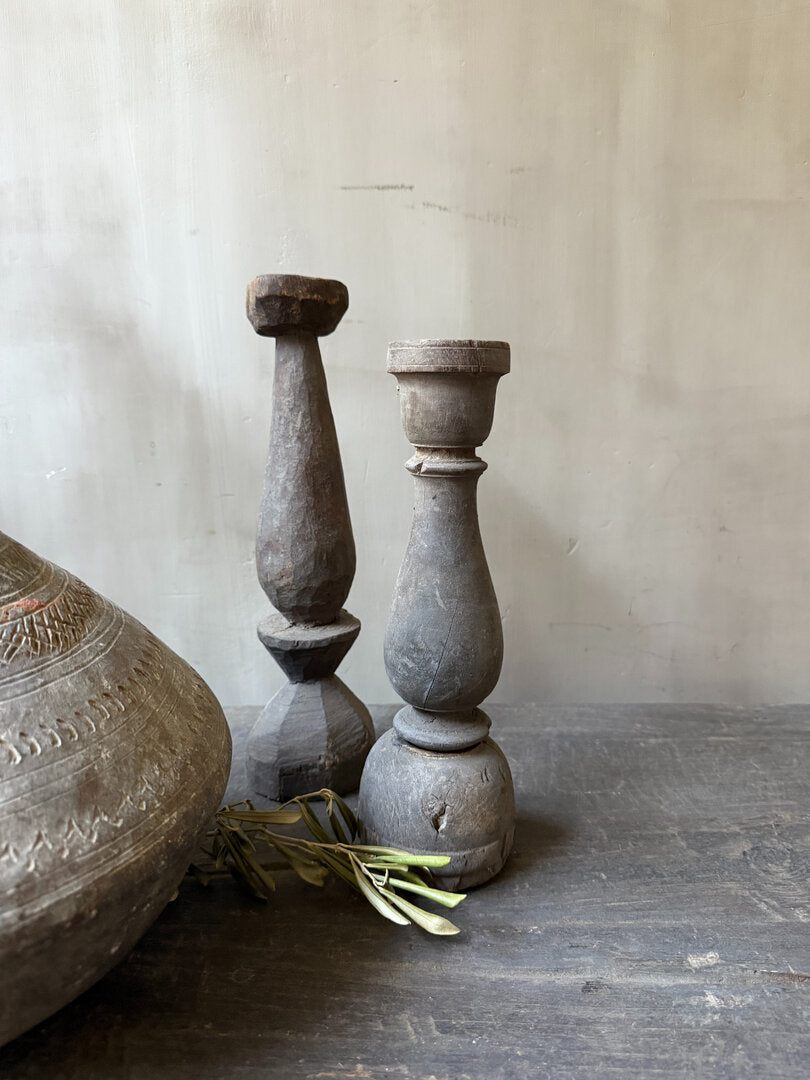 Houten kandelaar/baluster