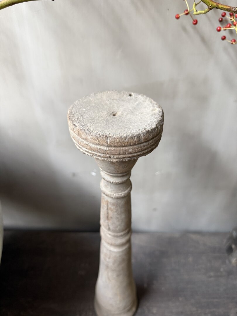 Houten kandelaar/baluster - My Sober Home