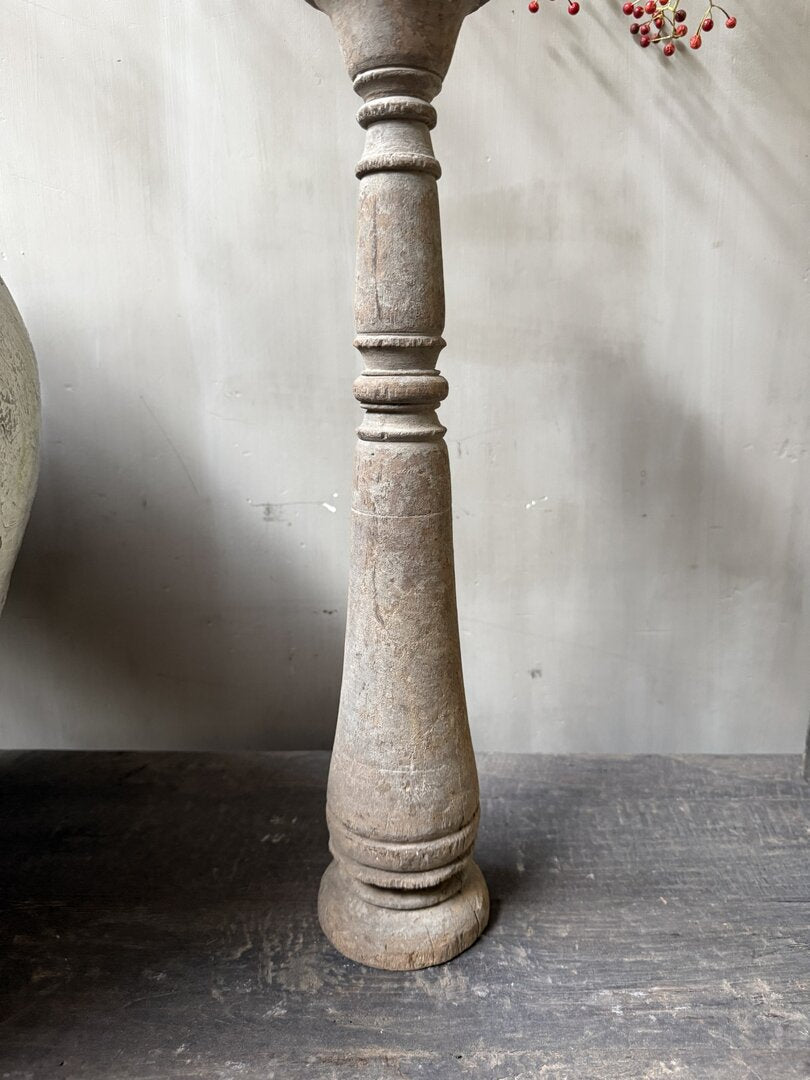 Houten kandelaar/baluster - My Sober Home