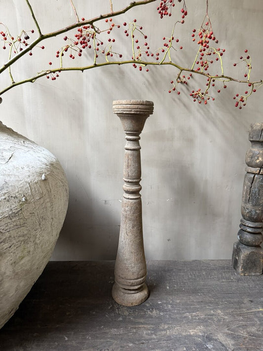 Houten kandelaar/baluster