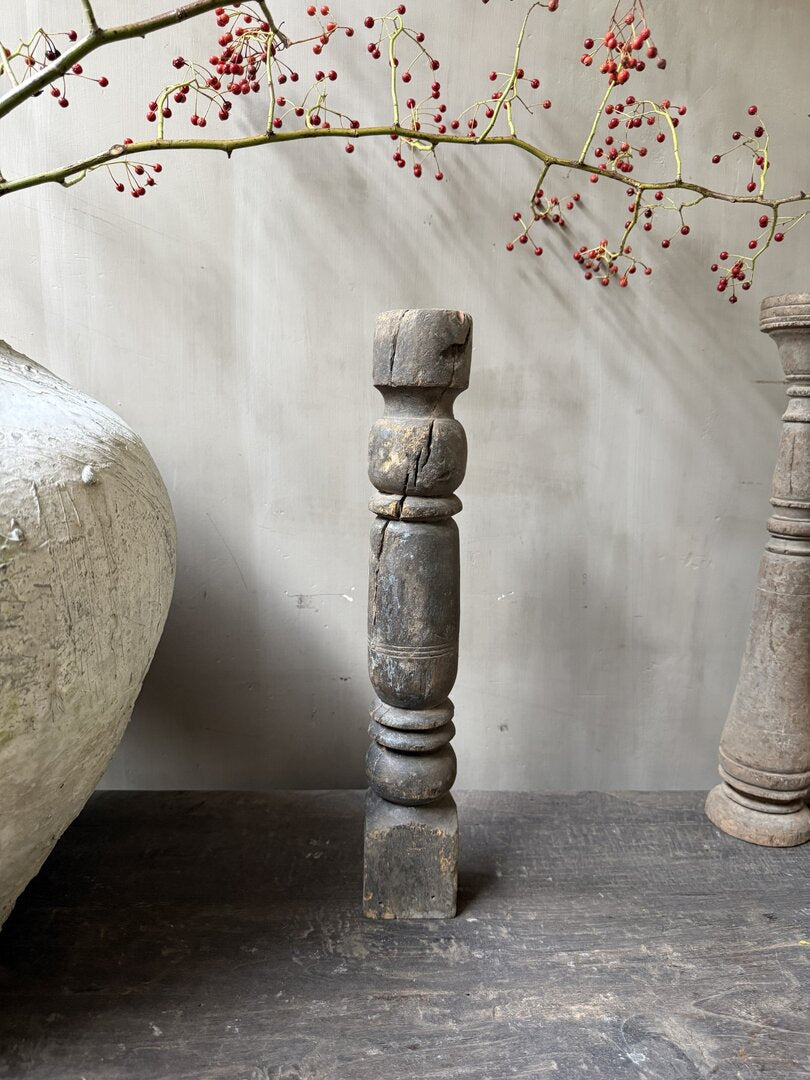 Houten kandelaar/baluster - My Sober Home