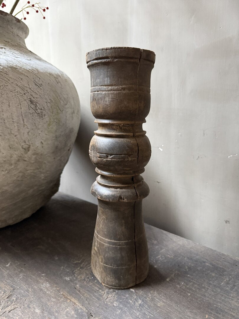 Houten kandelaar/baluster