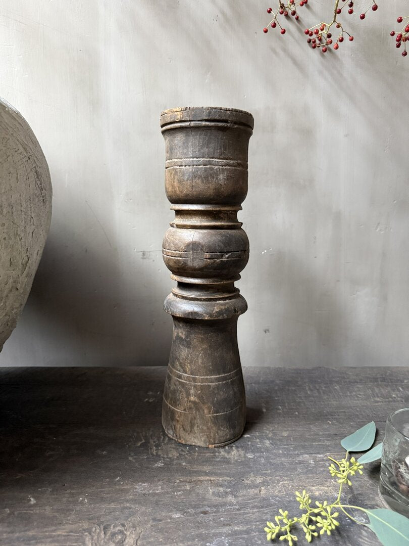 Houten kandelaar/baluster