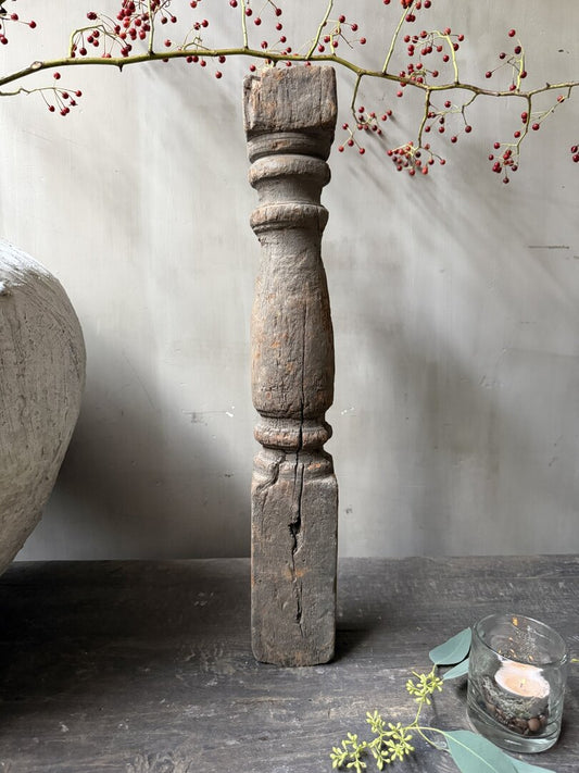 Houten kandelaar/baluster