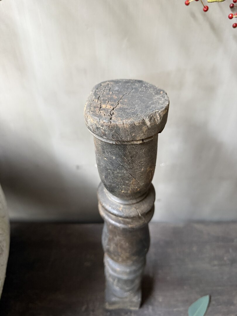 Houten kandelaar/baluster - My Sober Home