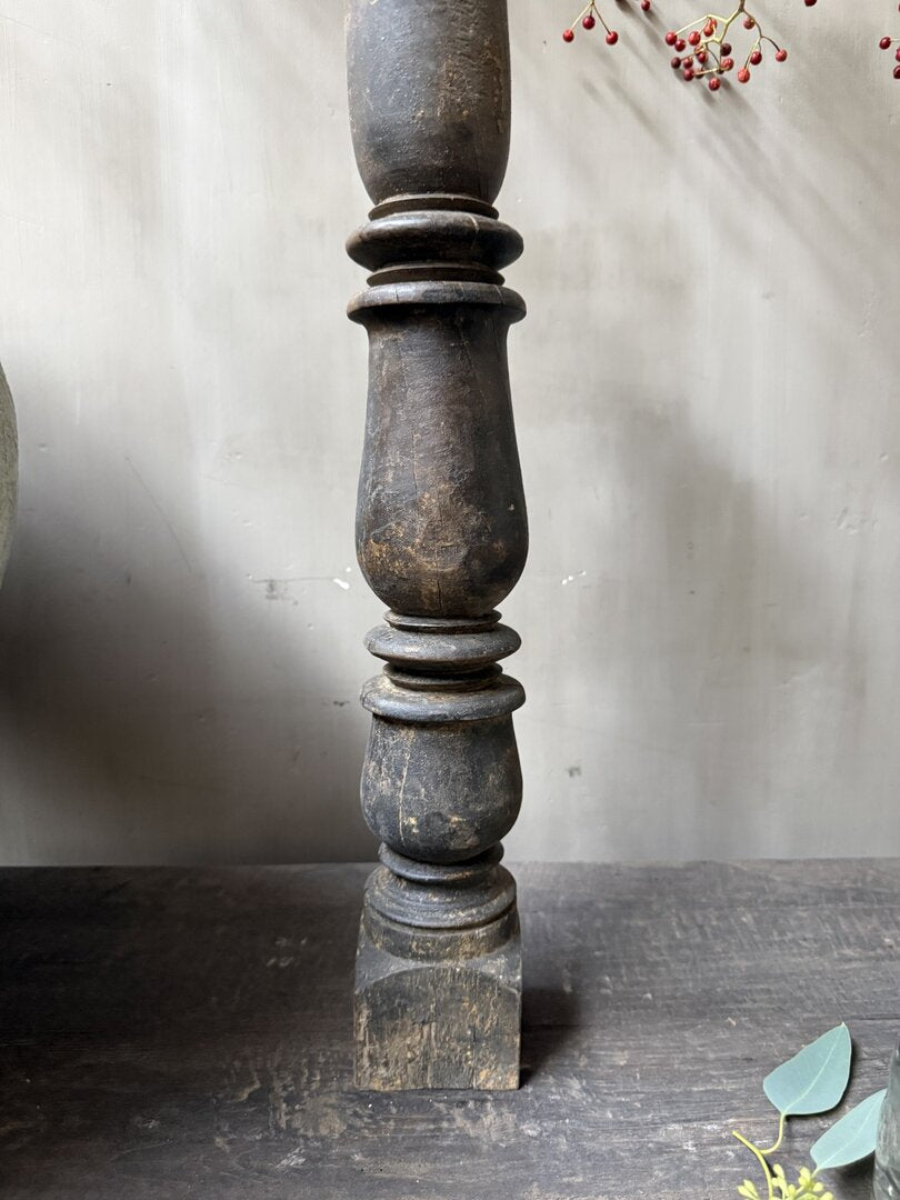 Houten kandelaar/baluster - My Sober Home