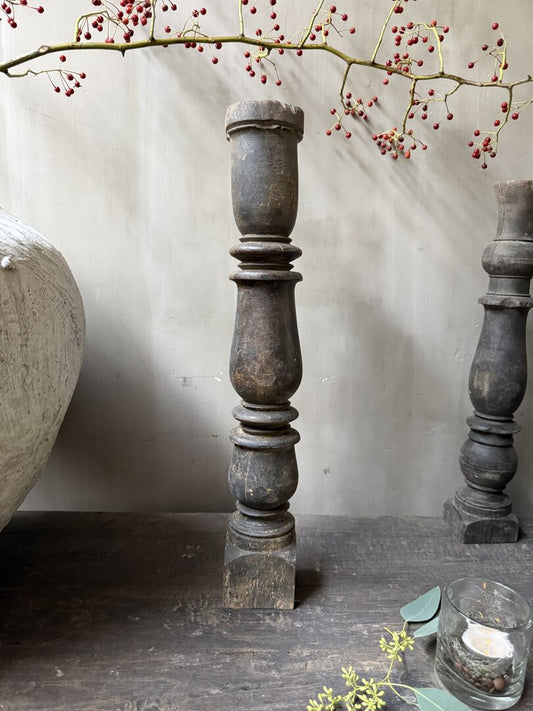 Houten kandelaar/baluster
