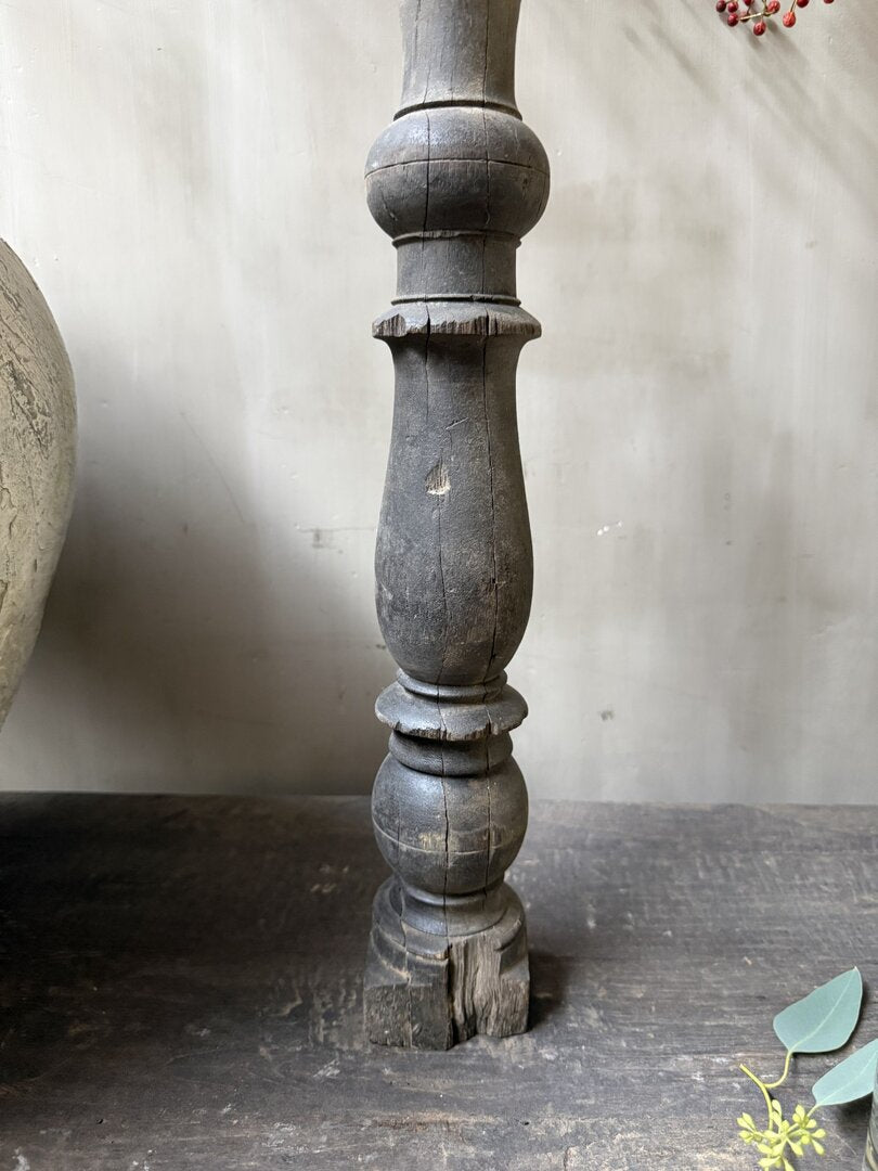 Houten kandelaar/baluster - My Sober Home