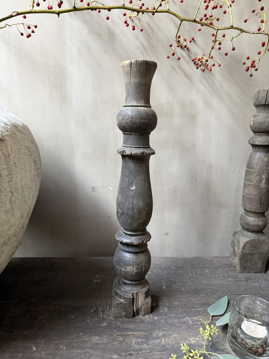 Houten kandelaar/baluster