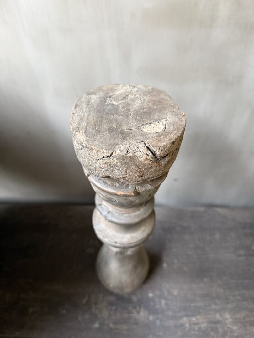 Houten kandelaar/baluster - My Sober Home