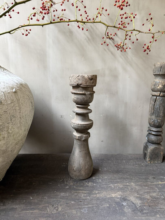 Houten kandelaar/baluster