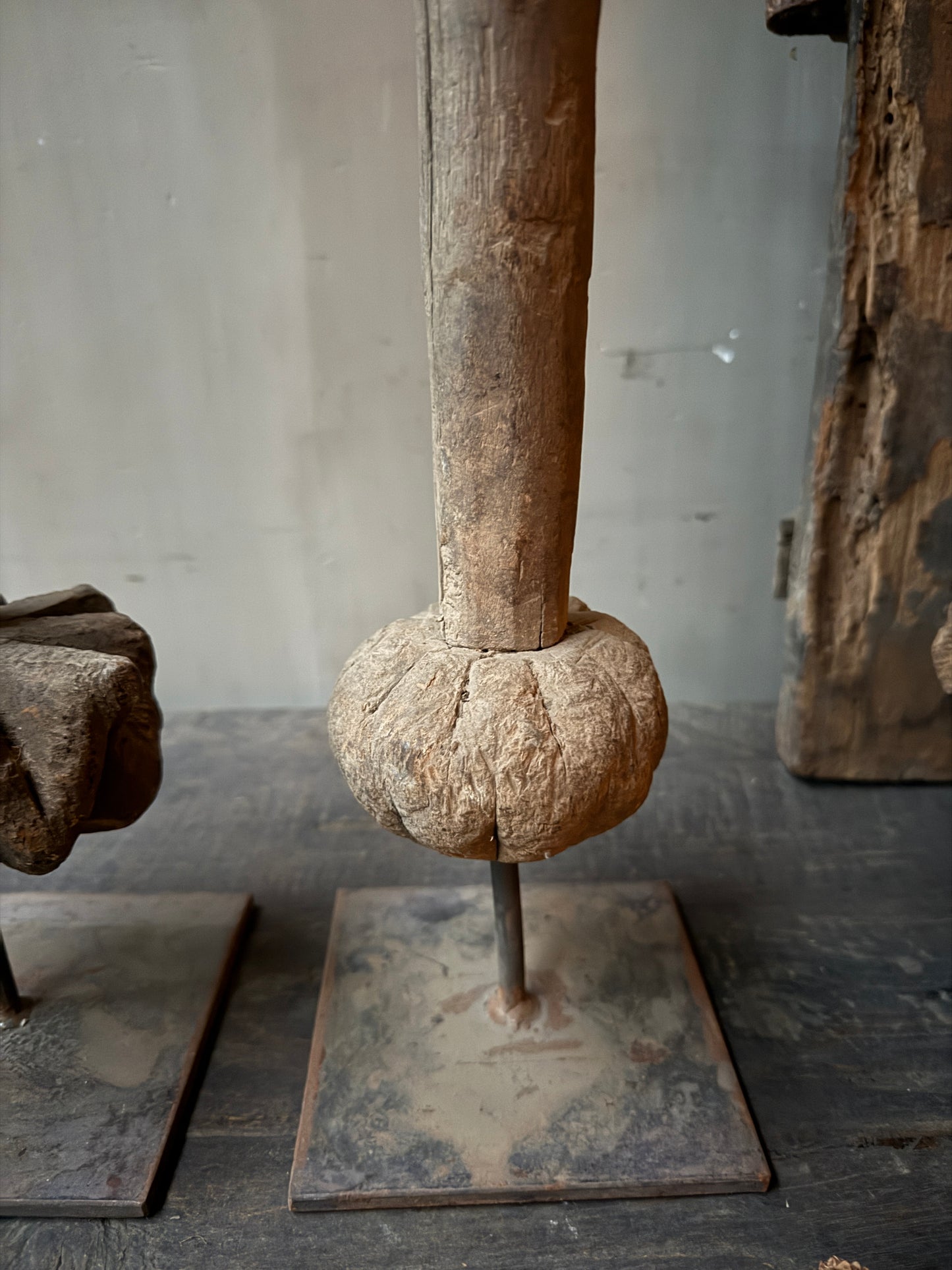 Boterstamper kandelaar (kleinste op de foto)