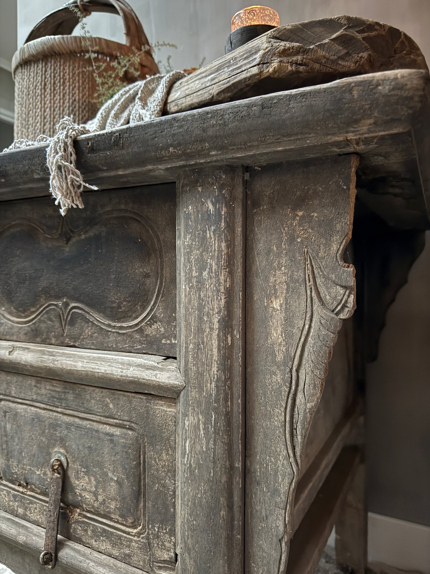 Antique Chinese altar wall table / cabinet