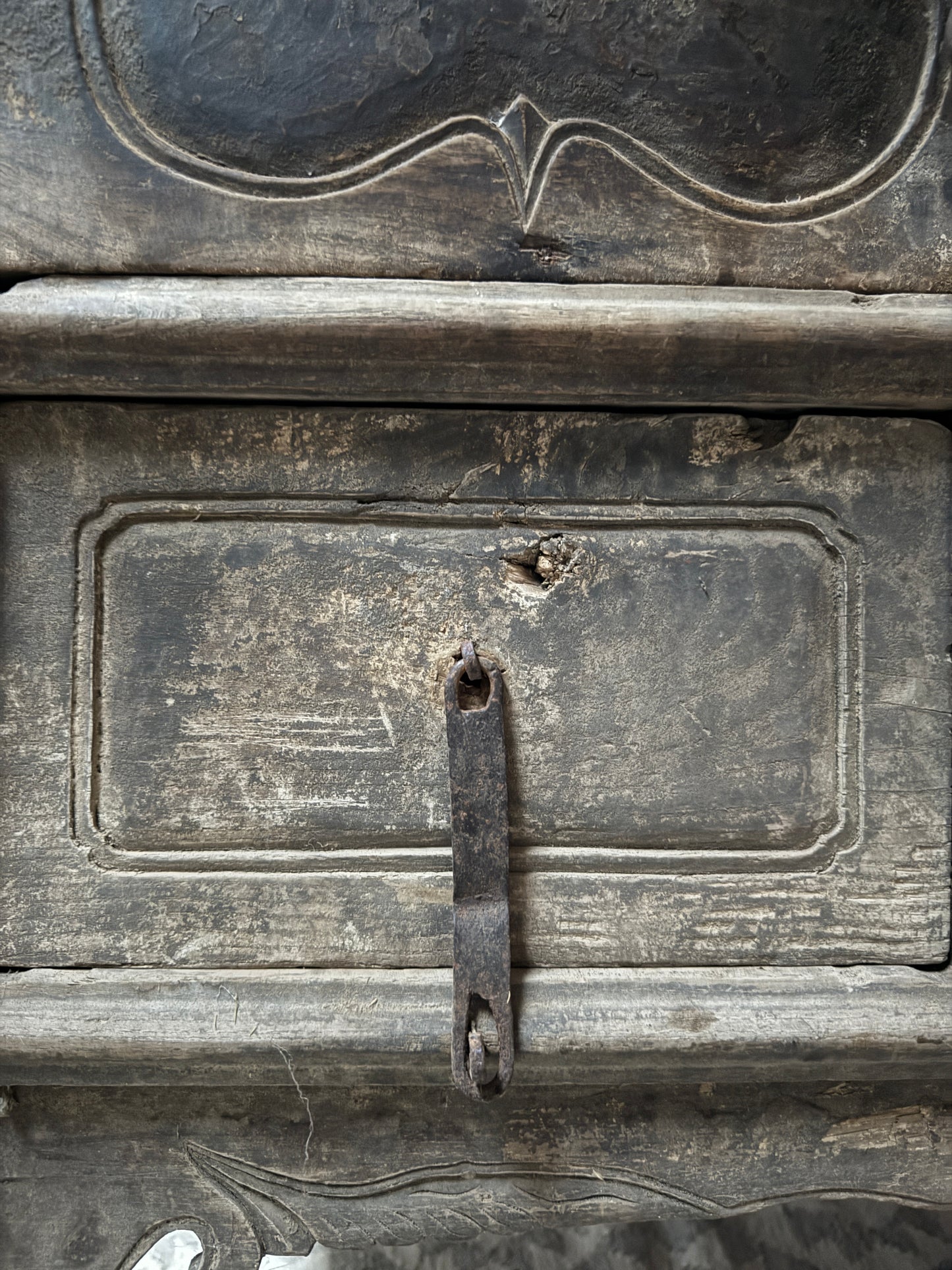 Antique Chinese altar wall table / cabinet