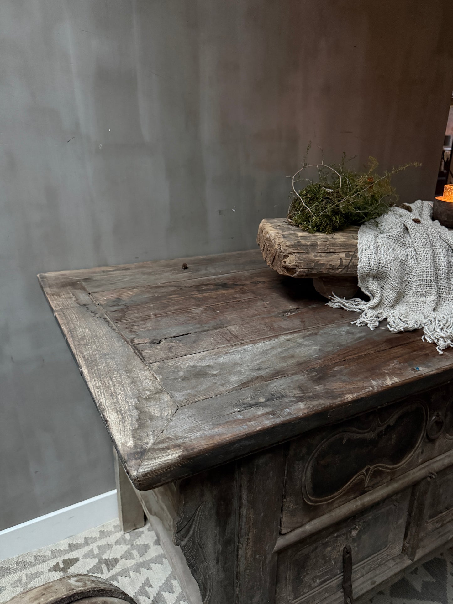 Antique Chinese altar wall table / cabinet