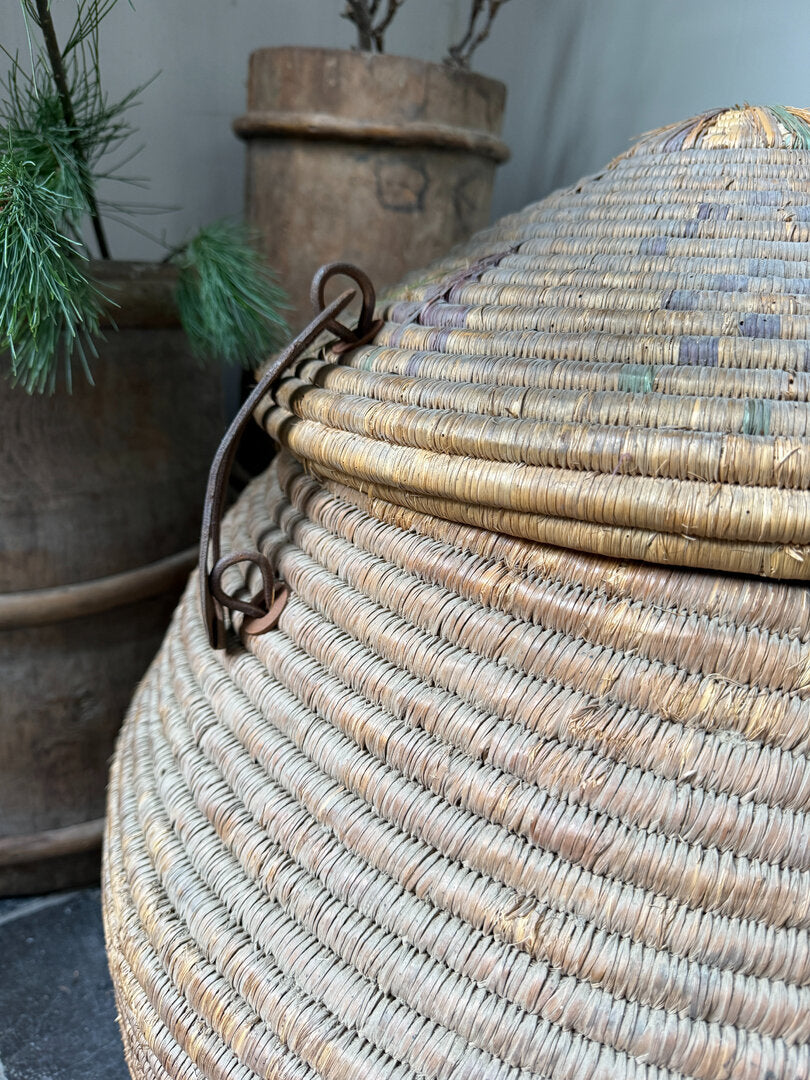 Oude originele mand / dessert basket