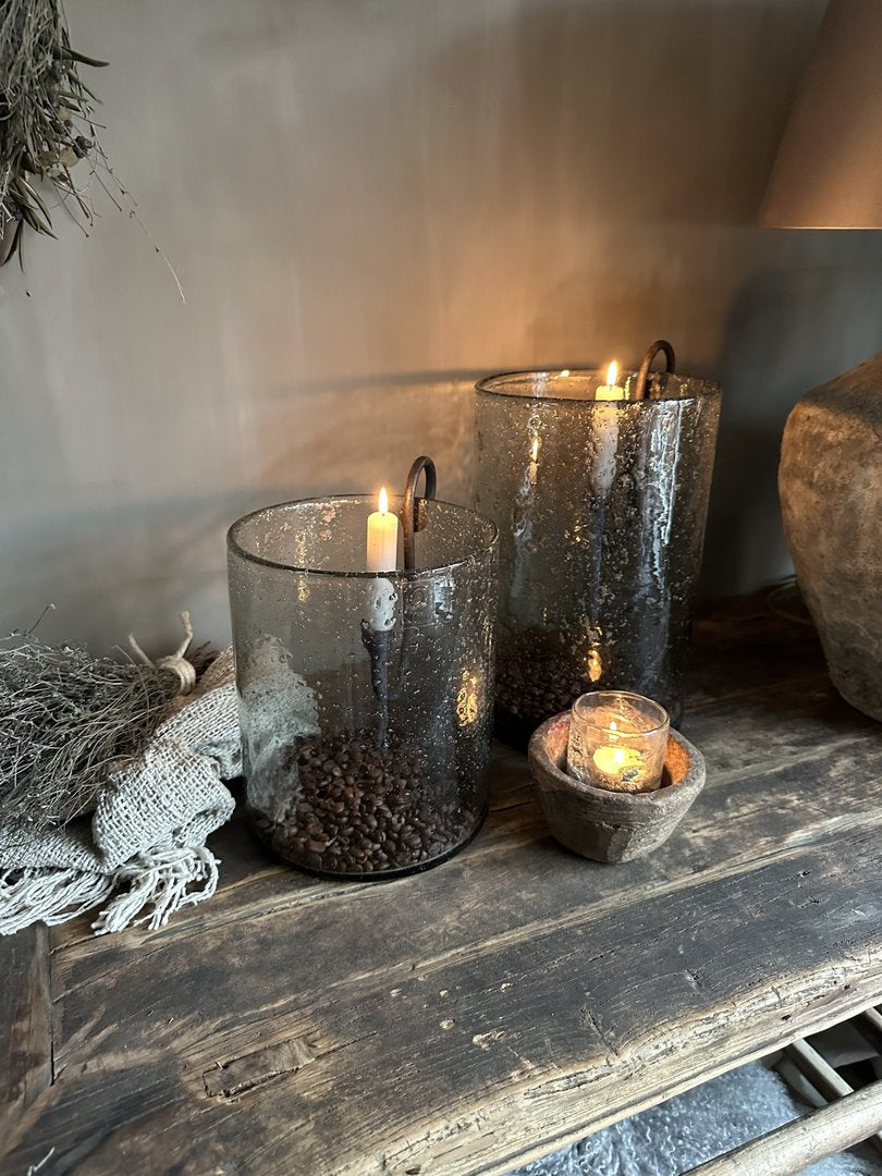 Glashaak / s kandelaar zwart