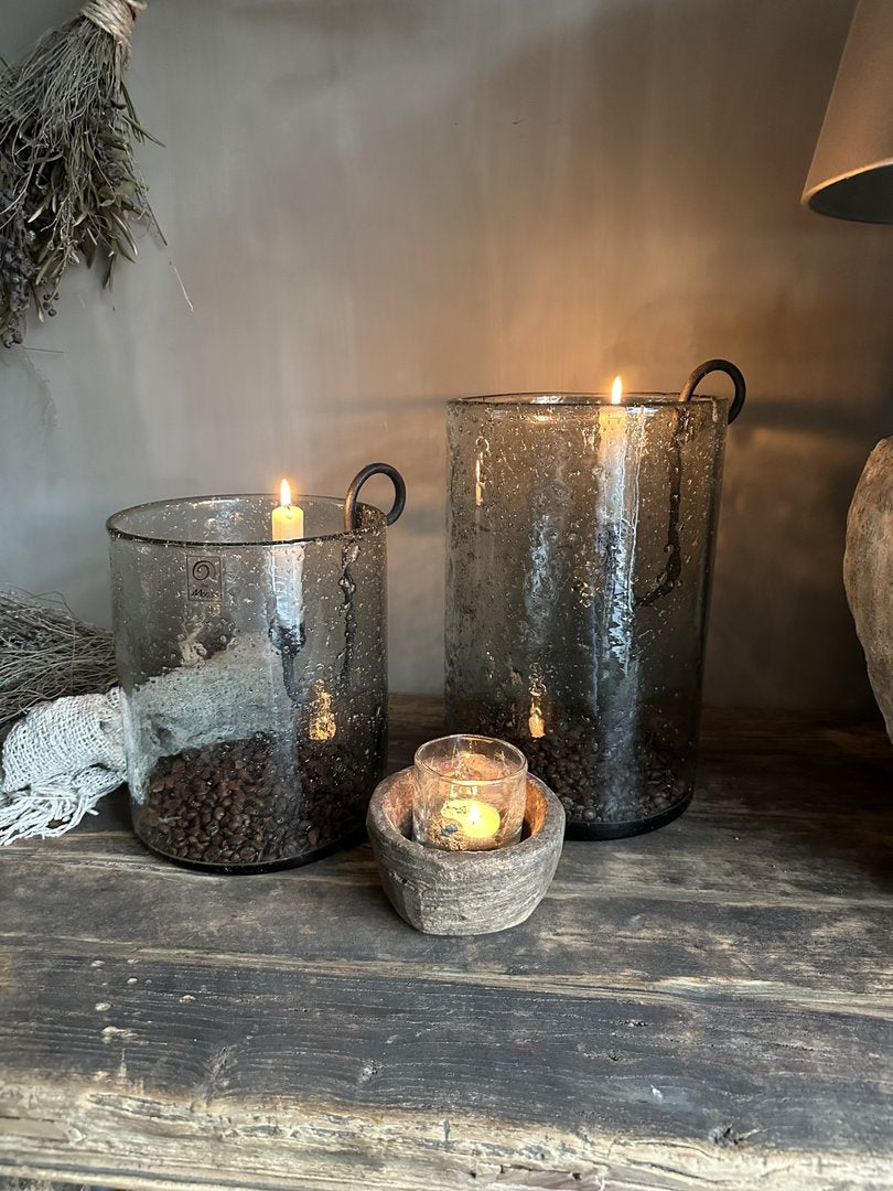 Glashaak / s kandelaar zwart