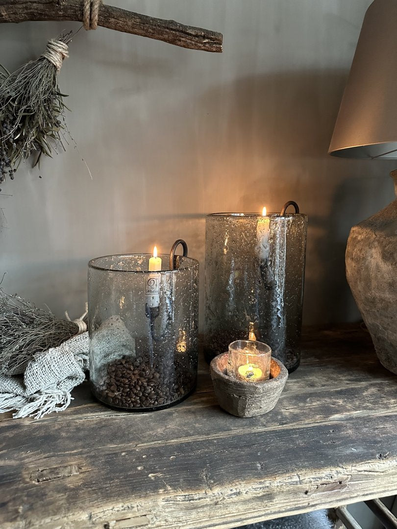 Glashaak / s kandelaar zwart