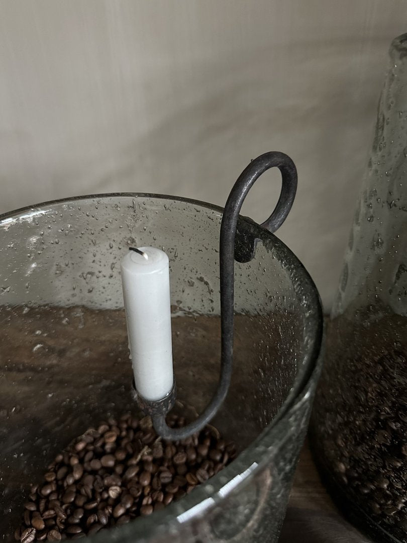 Glashaak / s kandelaar zwart