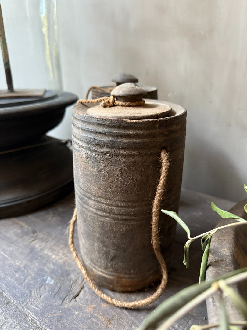 Houten kruikje met deksel - My Sober Home