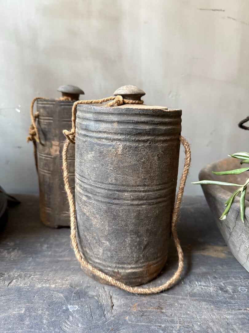 Houten kruikje met deksel - My Sober Home