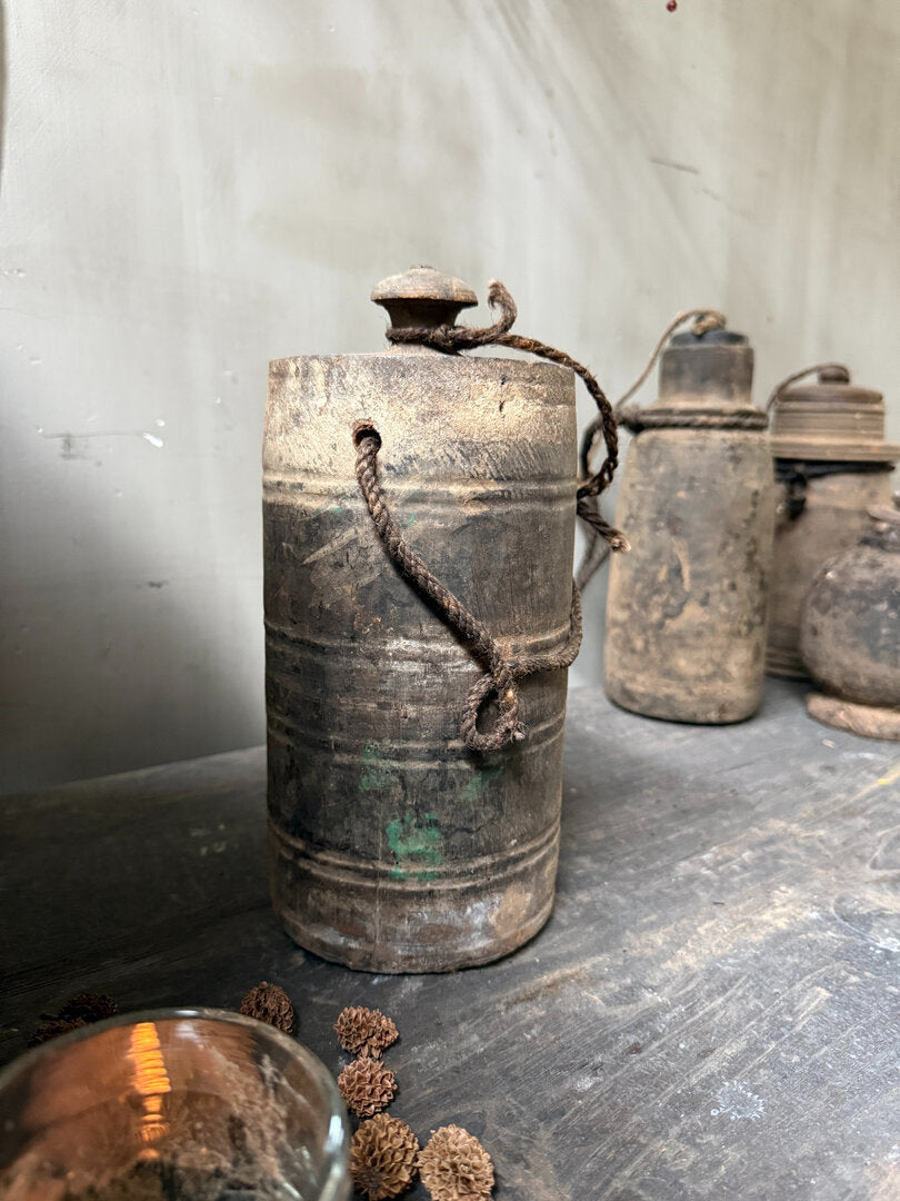 Houten kruikje met deksel - My Sober Home