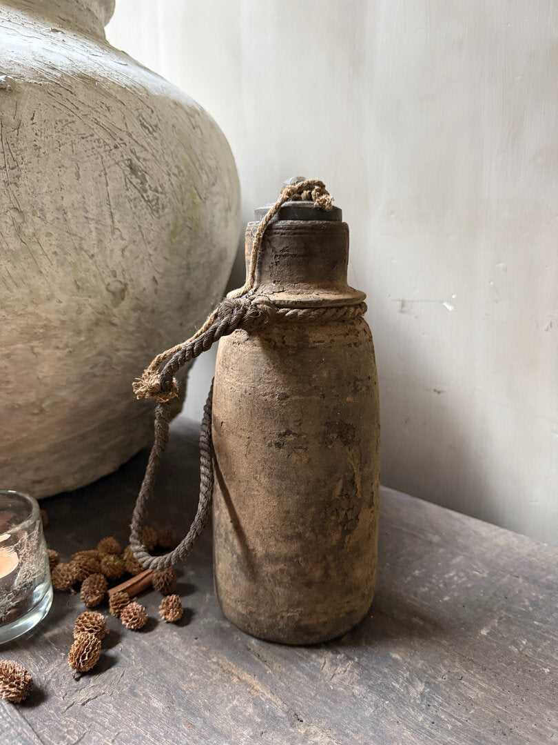 Houten kruikje met deksel - My Sober Home