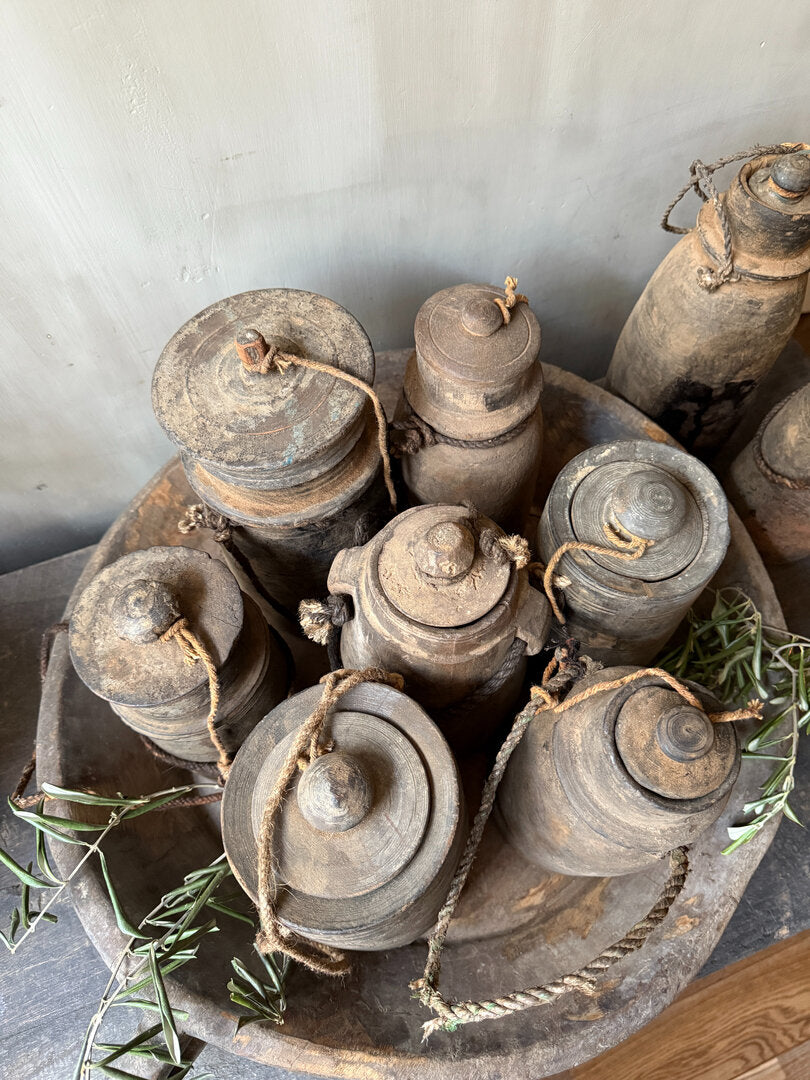 Houten kruikje met deksel - My Sober Home