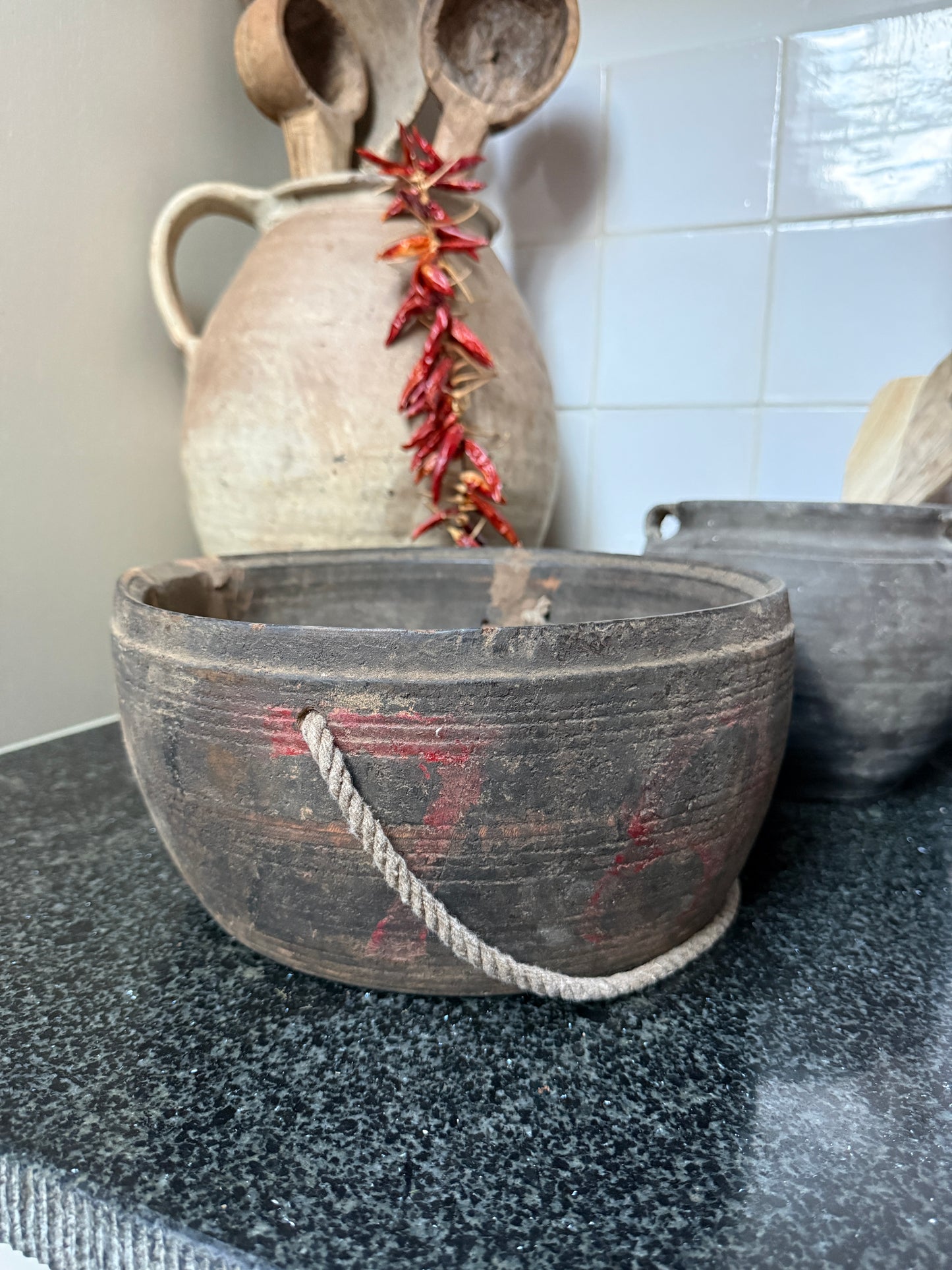 Oude houten bak - My Sober Home