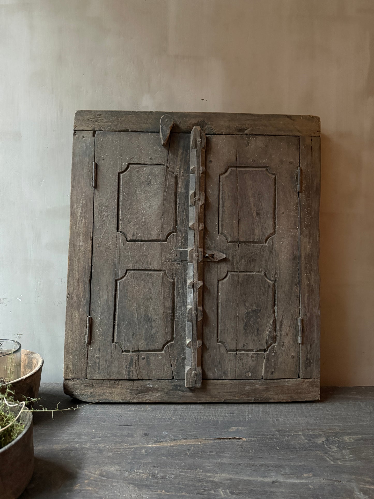 Old frame with mirror