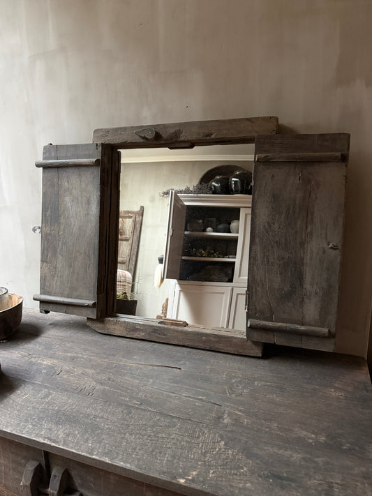 Old frame with mirror