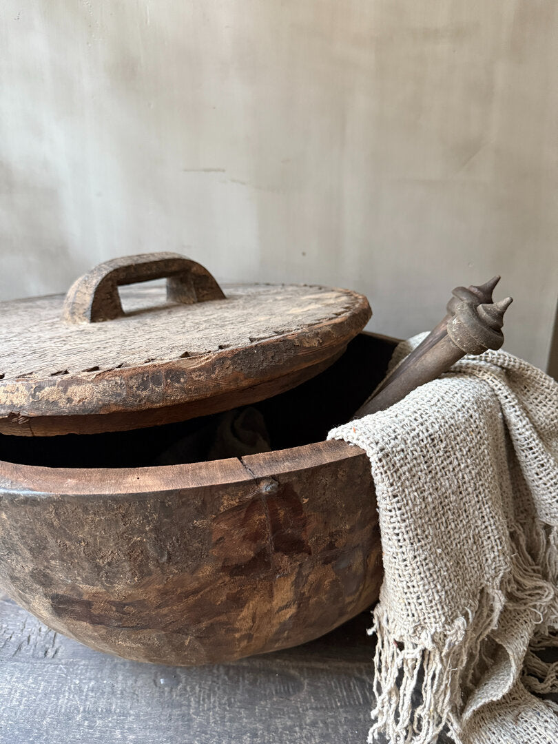 Interieur decoratie set bak met deksel