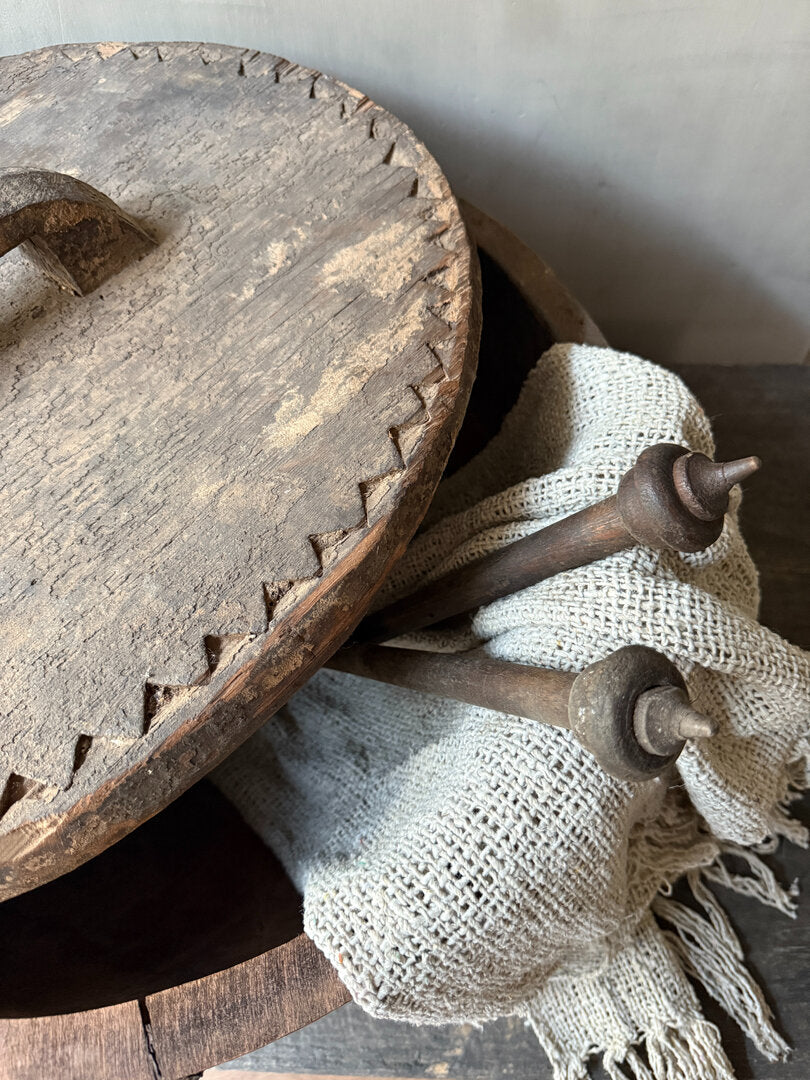 Interieur decoratie set bak met deksel