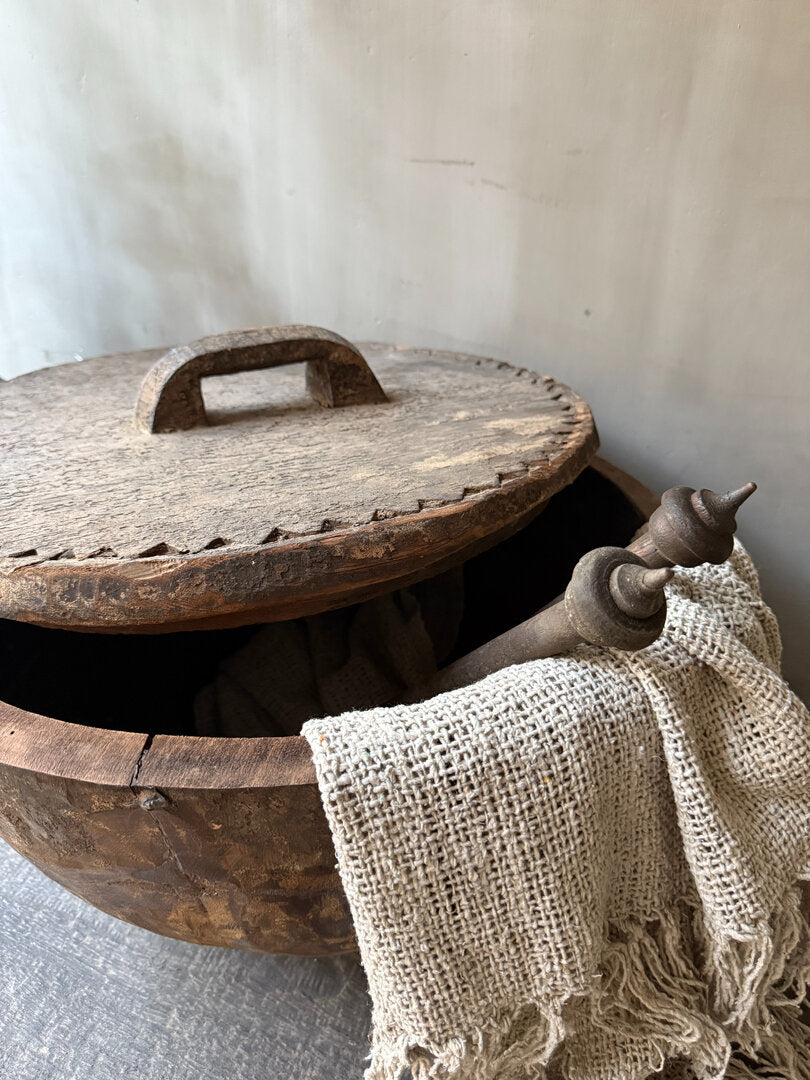 Interieur decoratie set bak met deksel