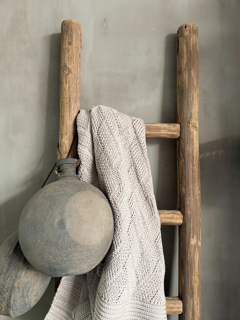 Interieur decoratie set ladder met Sural pot aan touw - My Sober Home