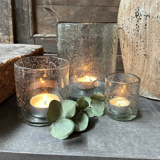 Interieur decoratie set windlichten